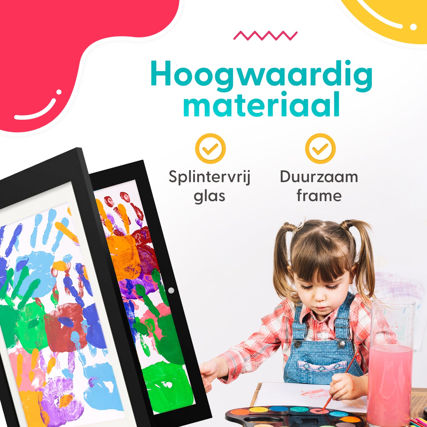 Kindertekening Lijstje + Gratis Kleurboek