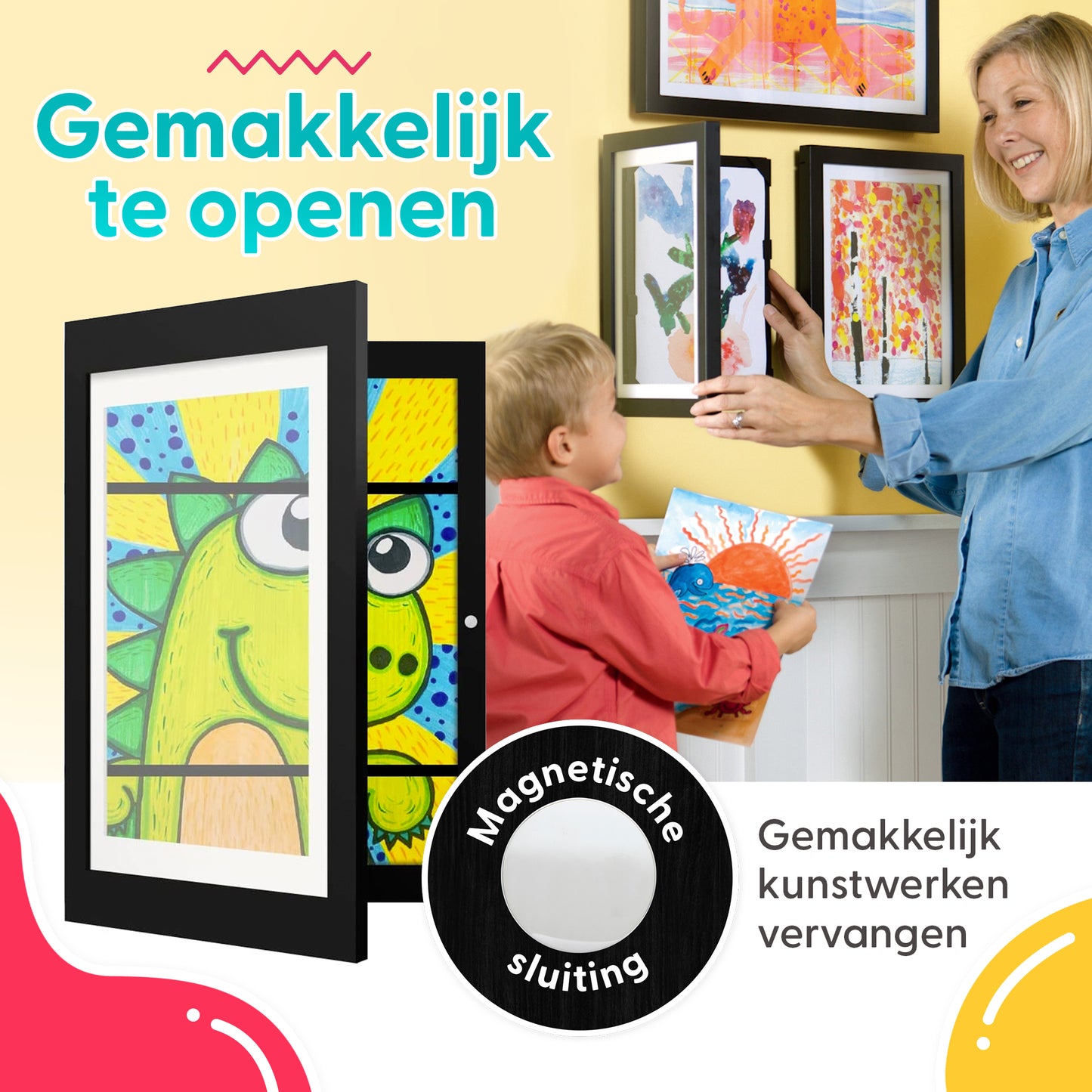 Kindertekening Lijstje + Gratis Kleurboek