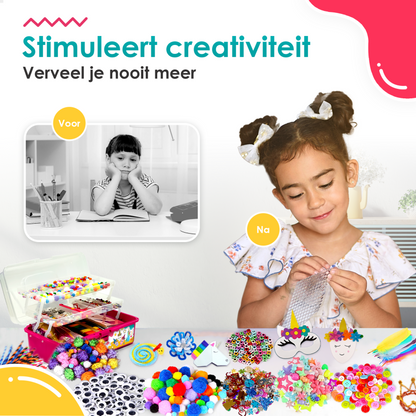 XXL Unicorn Knutselkoffer + Nederlandstalige DIY App